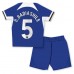 Chelsea Benoit Badiashile #5 Barnkläder Hemma matchtröja till baby 2023-24 Kortärmad (+ Korta byxor) Billigt